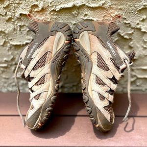 Merrell Womens Alverstone Hiking Shoe, US 8 (Aluminum)